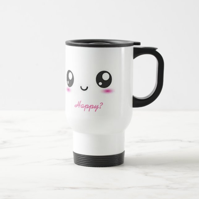 Caneca Térmica Kawaii Emoji (Direita)