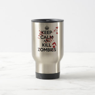 Caneca Térmica Keep Calm and Kill Zombies