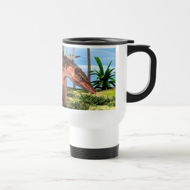 Caneca Térmica Kentrosaurus Dinossauro Selva Arte Pré-Histórica (Direita)