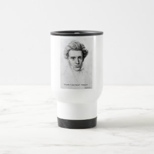 Caneca Térmica Kierkegaard "Amar a Si Mesmo" Presentes de Citação