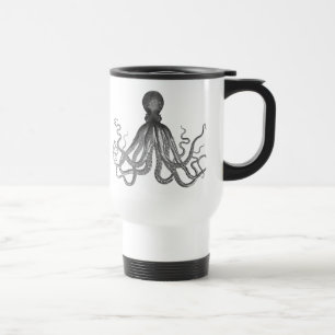 Caneca Térmica Kraken - polvo preto/Cthulhu