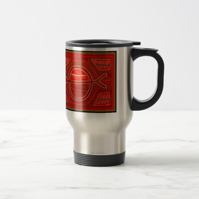 Caneca Térmica Kuna Mola Stingray (Direita)