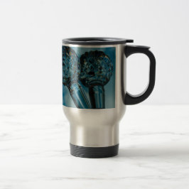 Caneca Térmica Lá para os Céus Azuis Cristalinos