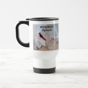 Caneca Térmica Labrador Branco-Bonito Misturar Água Bebendo Cão-C