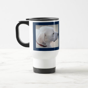 Caneca Térmica Labrador branco-claro - Perfil de Cachorro Labrado