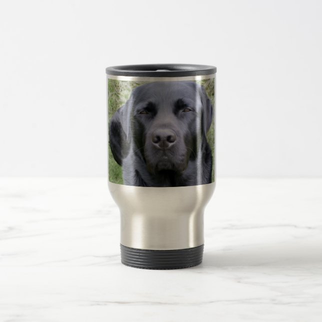 Caneca Térmica Labrador retriever preto (Centro)