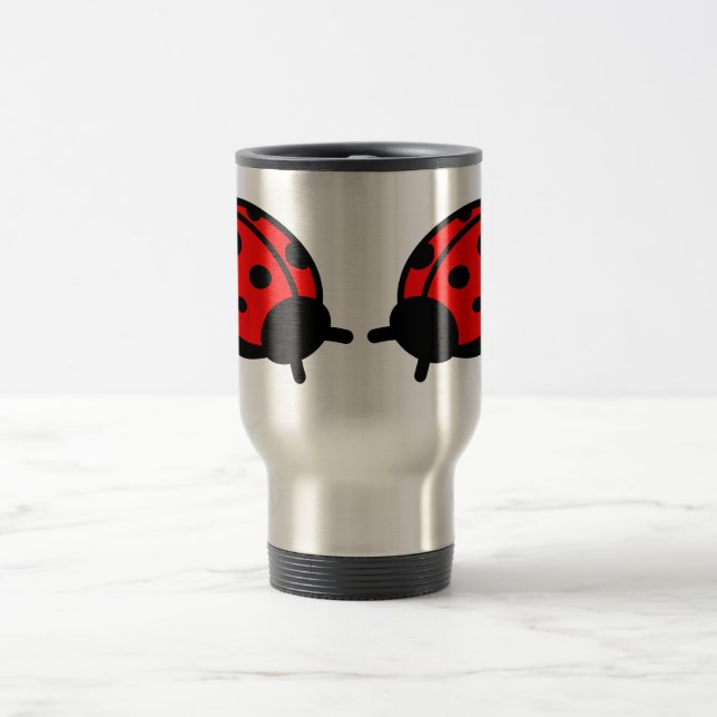 Caneca Térmica Lady Bug Stainless Steel 15 oz Viagem/Viagem ao tr (Centro)