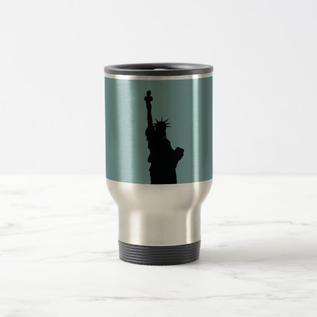 Caneca Térmica Lady Liberty Viagem/Viagem ao trabalho Mug (Centro)