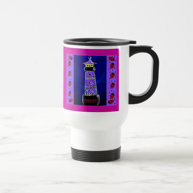 Caneca Térmica Ladybug Lighthouds (Direita)