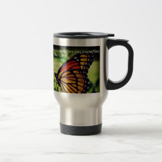 Caneca Térmica Lagartas em borboletas