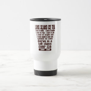 Caneca Térmica Lâmina de chá de gelo Long Island - escolha estilo