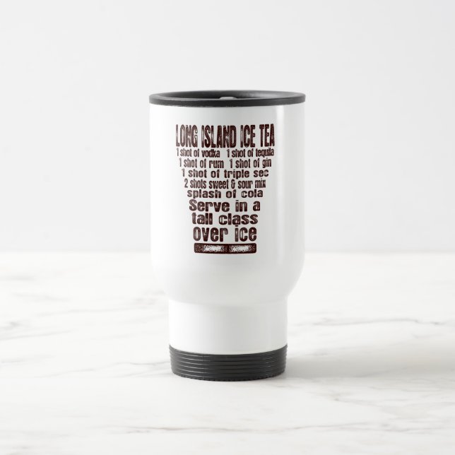 Caneca Térmica Lâmina de chá de gelo Long Island - escolha estilo (Centro)