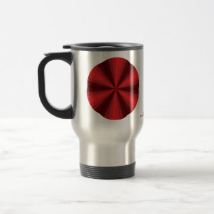 Caneca Térmica Lâmina vermelha de ilusão óptica