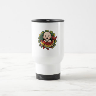 Caneca Térmica Lâmpadas e Copas | Chloe Baby - Cute Boy com Lucky