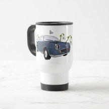 Lapis Grey Figaro travel mug - reisbeker