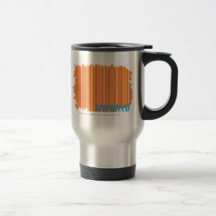 Caneca Térmica Laranja fina 2 das listras