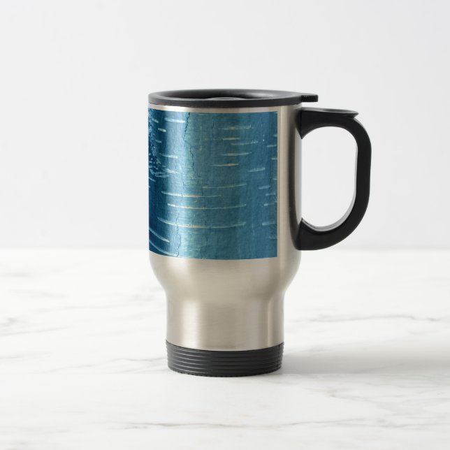 Caneca Térmica Latido de árvore azul (Direita)