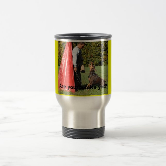 Caneca Térmica Latido e posse de Schutzhund - personalizados (Centro)