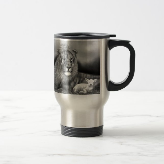 Caneca Térmica Leão & o cordeiro (Direita)