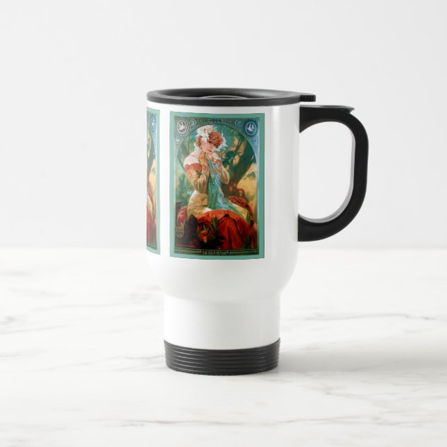 Caneca Térmica ~ Lefévre-Utile Alphonse Mucha (Direita)