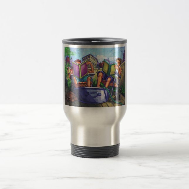 Caneca Térmica Leitura de Verão (Centro)