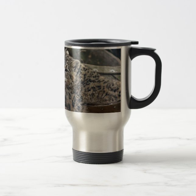 Caneca Térmica Leopardo-das-neves (Direita)