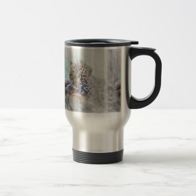 Caneca Térmica leopardo-do-bebê (Direita)