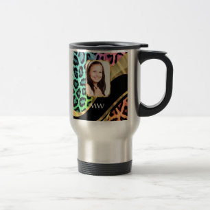 Caneca Térmica Leopardo multicolor