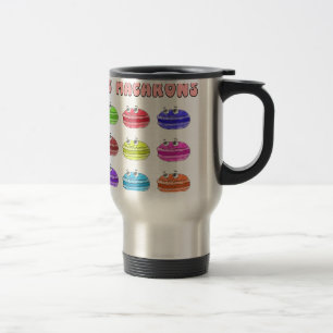 Caneca Térmica Les Macarons — Cartoon