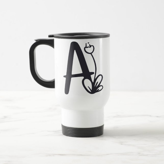 Caneca Térmica Letra A (Esquerda)