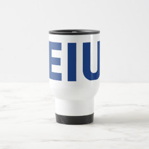 Caneca Térmica Letra EIU em bloco