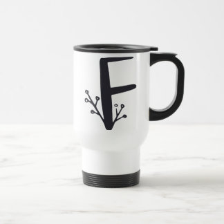 Caneca Térmica Letra F