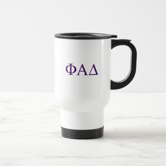 Caneca Térmica Letras Gregas Phi Alpha Delta (Direita)