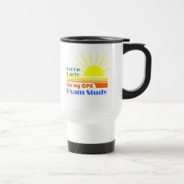 Caneca Térmica Levante-se o estudo adiantado do exame de CPA