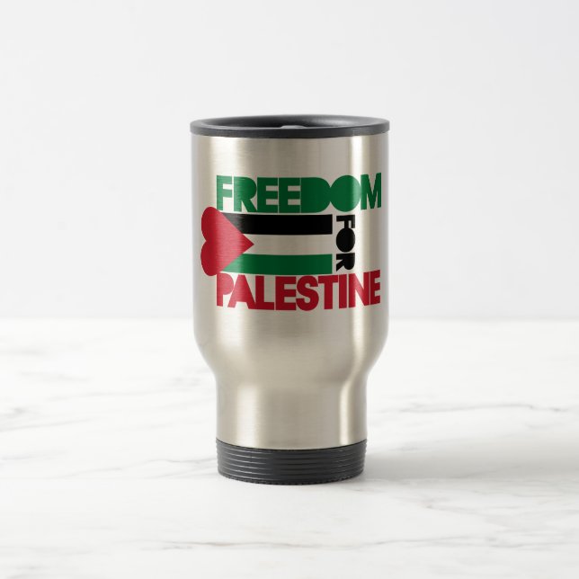 Caneca Térmica Liberdade para a Palestina (Centro)