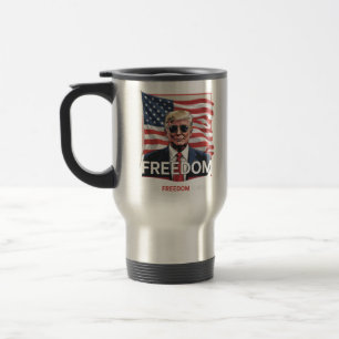 Caneca Térmica Liberdade Patriótica Deixe Anel de Liberdade