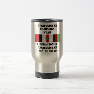 Caneca Térmica Libertação do Afeganistão/ESTRELA CAMPANHA