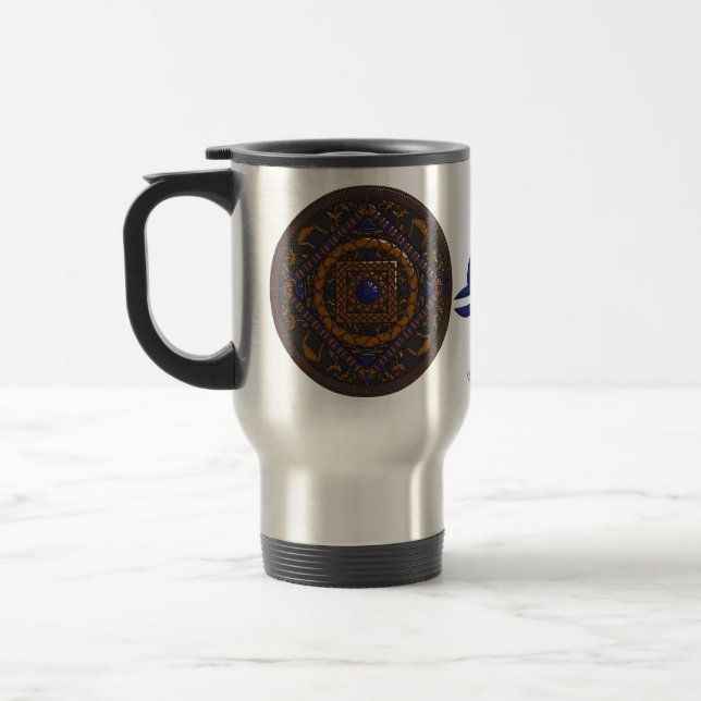 Caneca Térmica Libra Mandala Mug (Esquerda)