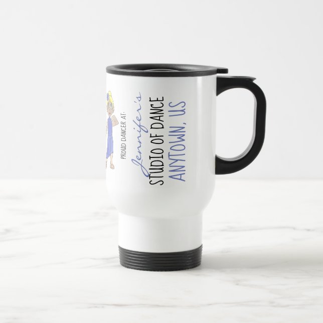 Caneca Térmica Licença de Dançarino Ortopolar do Estúdio de Dança (Direita)