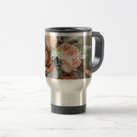 Lid e palha, aço inoxidável gravado Tumbler