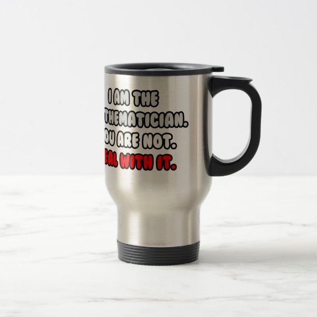 Caneca Térmica Lidar Com Isso... Funny Mathematician (Direita)