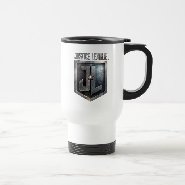Caneca Térmica Liga da Justiça | Invólucro metálico JL (Direita)