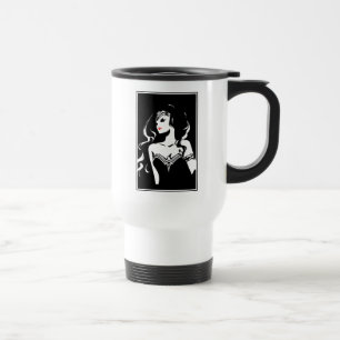 Caneca Térmica Liga da Justiça   Mulher Maravilha Noir Pop Art