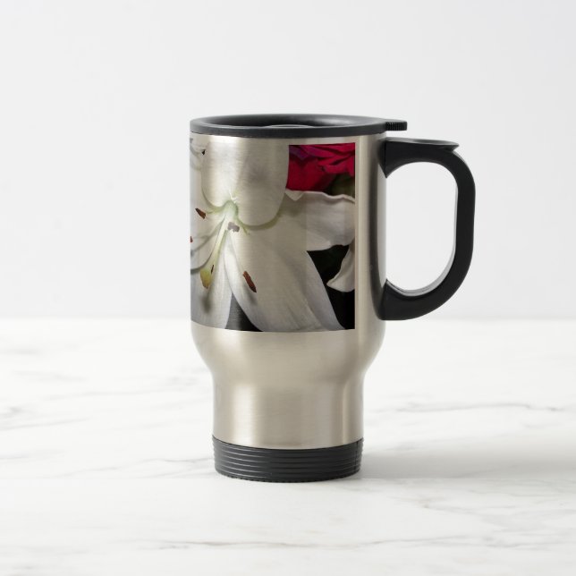 Caneca Térmica Lily branca perto (Direita)
