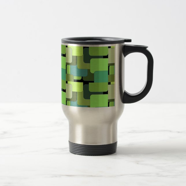 Caneca Térmica Limão Verde Emerald Jade Modern (Direita)