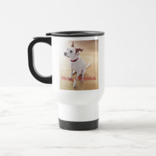 Caneca Térmica Linda Rebelde Branca Puppy Cachorro Natal