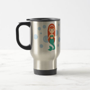 Caneca Térmica Lindas caricaturas de sereia