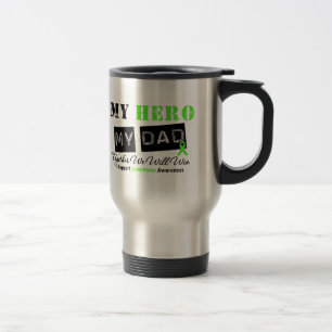 Caneca Térmica LINFOMA meu herói meu pai que nós ganharemos