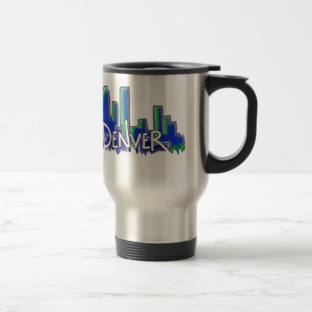 Caneca Térmica Linha do estilo do grafite Denver (Direita)