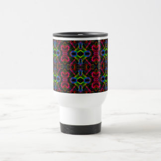 Caneca Térmica Linhas abstratas coloridas fofas